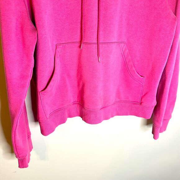 Adidas Embroidery Cursive Y2K 09/2005 Pink Hoodie XL - Picture 3 of 6